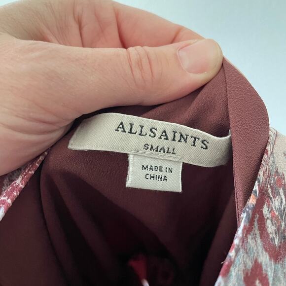 All Saints Giulia Scarf Dress Size S - Picture 8 of 12